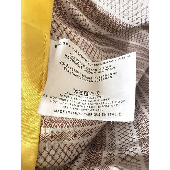 Men's Etro Beige Tailored Trousers‎ Size EU 46/ US 32 Made In Italy 100% Cotton. - Picture 7 of 7